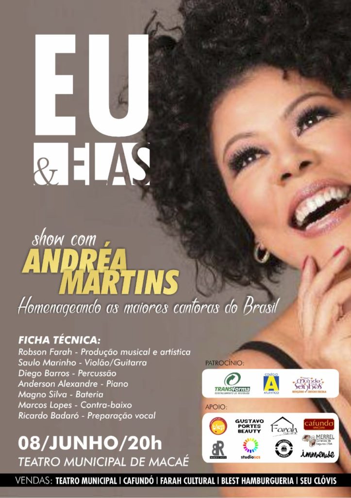 Cantora Andrea Martins Lana O