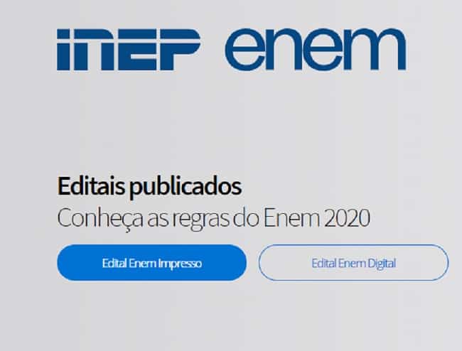 MEC divulga datas do calendário do Enem 2020 com novidade ...