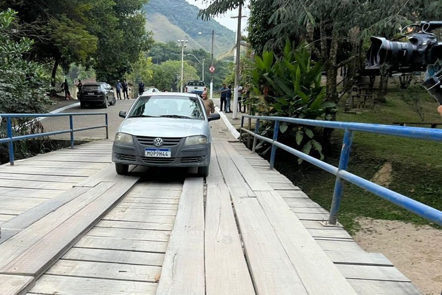Ponte no Sana, na região serrana de Macaé, ganha nova estrutura ...